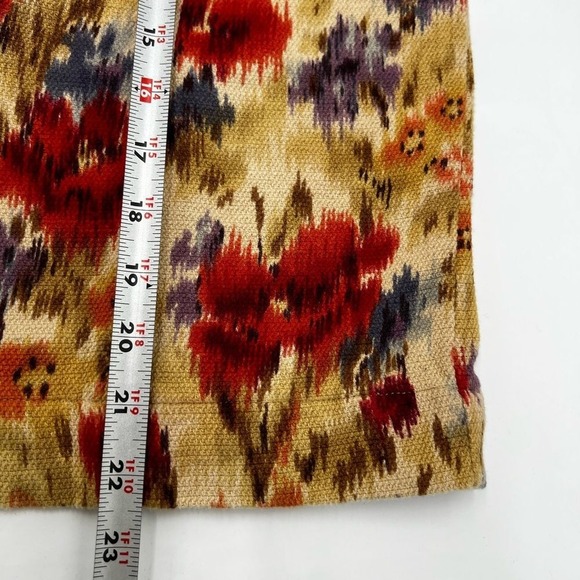 Coldwater Creek floral button up shirt/jacket. Size M pit to‎ pit 21 length 22.5 - Picture 7 of 8